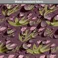 thumbnail image 5 of Floral Dog Crate Cover, Ornamental Repeated Spring Tulip Flowers Leaves Foliage Bouquets Print, Easy to Use Pet Kennel Cover for Dogs, 35" x 23" x 27", Maroon Khaki Pastel Pink, by Ambesonne, 5 of 6