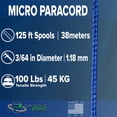 thumbnail image 4 of Paracord Planet Micro Paracord – Thin Braided Cord for Crafting, Fishing, and DIY Projects in 125 ft Spools – Rose Gold, 4 of 5