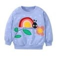 thumbnail image 1 of Gibobby Sudaderas para niños pequeños, playera de algodónNiños Niñas primavera otoño Animal estampado sudaderas algodón Casual cuello redondo manga larga(Azul, 6-7 Años), 1 of 5