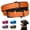 Orange, variant on Didog Leather Dog Collar Soft Heavy Duty with Metal Buckle for Small Medium Large Dogs