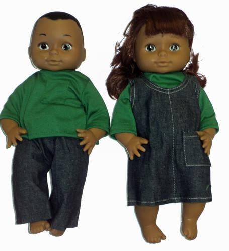 hispanic dollhouse family