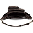 thumbnail image 4 of MARRANT Cangurera de Cuero Genuino para Hombre, Bolsa de Cintura Cruzada de Gran Capacidad con Múltiples Bolsillos con Zíper, Color Café, 4 of 6