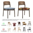 thumbnail image 4 of Easygdp Cars Square Chair Cushion Cover Stretch Chair Seat Covers Removable Washable for Hotel, Bedroom, Office, 4 of 9