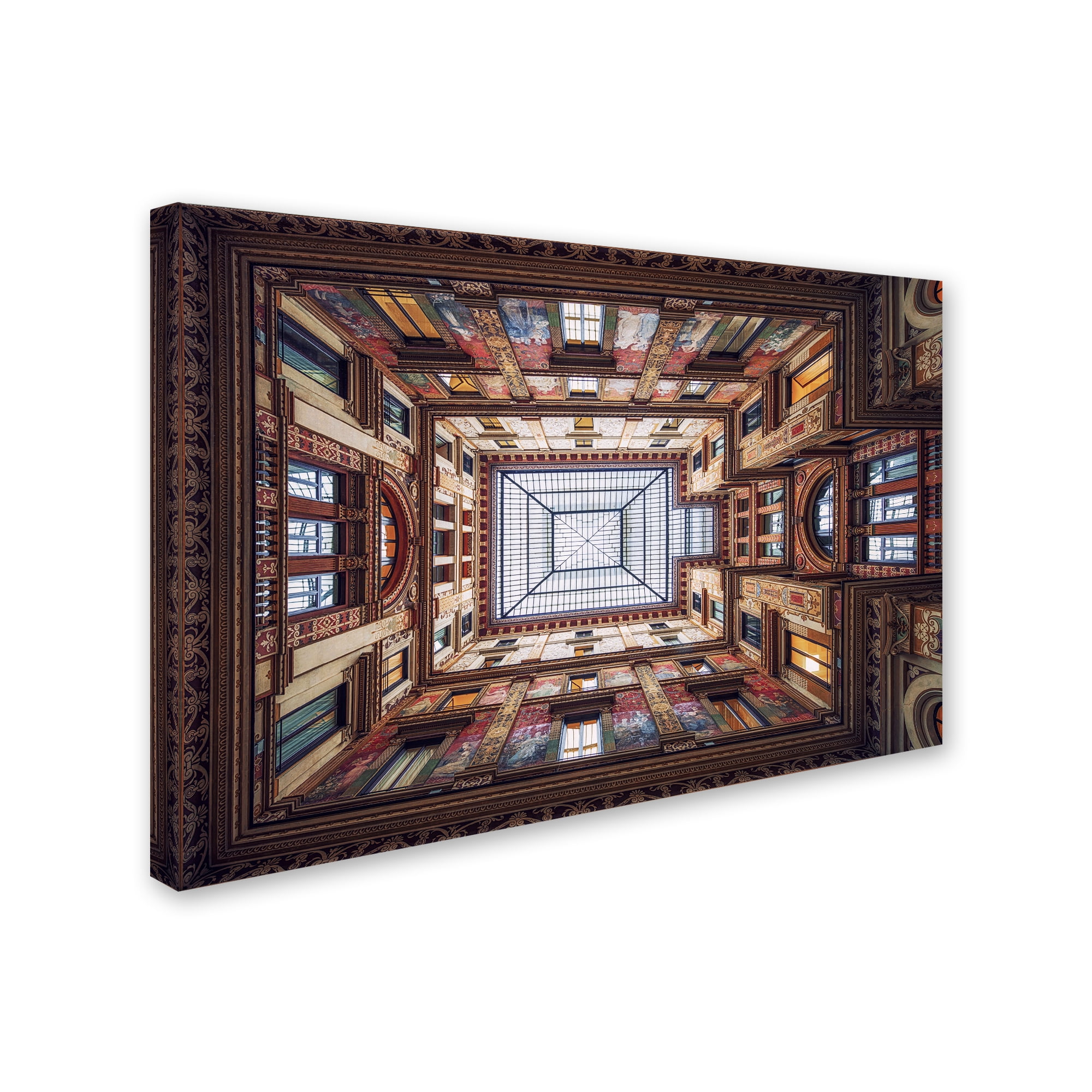 Massimo Cuomo 'Galleria Sciarra, Rome' Canvas Art