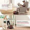 thumbnail image 2 of COOLHUT Under Desk Elliptical Machine, Portable & Quiet Ellipse Leg Exerciser for Seniors Fully Assembled, Electric Seated Pedal Exerciser with Remote Control & 12 Adjustable Speeds for Home Office, 2 of 7