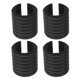thumbnail image 1 of TEHAUX 4Ud Pies Antideslizantes Para Sillas U Forma En Plástico Negro Para Uso Exterior, 1 of 6