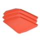 thumbnail image 1 of Bandeja de comida bandejas de cafetería 3PCS Bandeja de comida colorida Rectángulo Engrosado Binaural Bandeja de plástico Resistencia al calor Bandejas de cafetería apilables ANGGREK Otros, 1 of 8