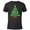Black, variant on Marvel Avengers Super Hero Christmas Tree Holiday - Short Sleeve Blended T-Shirt for Adults – Customized-Black