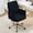 Black, variant on Mid Back Office Chair, Ergonomic Desk Chair with Adjustable Height & Lumbar Support, Blue Corduroy Fabric Task Chair with Armrests for Home Office, Computer Desk, Study,Black