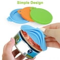 EEEkit 3pcs Pet Silicone Covers for Cat Dog Canned Food Storage FDA