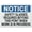 Warning Sign 4, variant on Metal Hanging Plate Horizontal NOTICE KEEP OUT, Waterproof, Fade and Scratch Resistant, safety signs, equipment Warning signs, etc - NOTICE SIGN Style 20x30cm