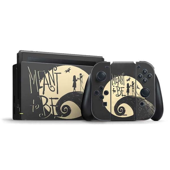 Skinit Disney The Nightmare Before Christmas Jack and Sally Meant to Be Nintendo Switch Bundle Skin