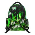 thumbnail image 2 of FUIALDOLG Garbage Truck Graffiti Print Casual Daypack with Water Resistant Lightweight School Bag, Adjustable Shoulder Strap 17 Inch Bookbag for Camping Middle School High School, 2 of 9