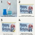 thumbnail image 5 of Happy Birthday Anime Vinyl Decal 24 Inch x 36 Inch Weatherproof Heavy-Duty Adhesive Backing | Celebration Themes, Party Decorations, Fun Designs | Made in USA, 5 of 6