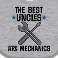 thumbnail image 4 of Inktastic Best Uncles Are Mechanics Boys or Girls Baby Bib, 4 of 4