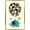 Gold Framed Version, variant on Andy Westface - Elephant Fly High Wall Poster, 14.725" x 22.375"