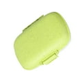 thumbnail image 3 of Wheat Straw Portable Plastic Pill Storage Box Wheat straw medicine 8 Grid Mini Vitamins Organizer Medicine Containers, 3 of 5