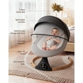 thumbnail image 5 of Babyomi Baby Swing for Infant, Electric Bluetooth Swing Rocker with 5 Sway Speeds& 10 nursery rhyme , Black, 5 of 5