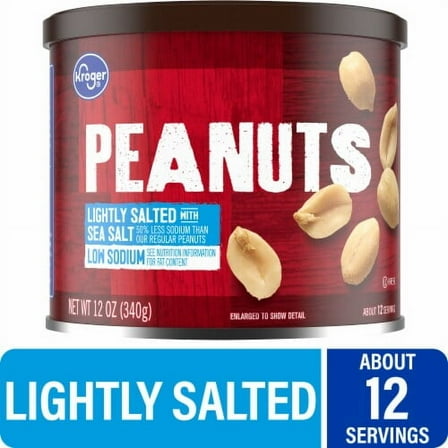 KR Lightly Salted Peanuts 12 oz