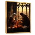thumbnail image 2 of Designart "Ramadan Reflections in Islam I" Spiritual Framed Wall Art - Global Yellow Islam Bedroom Framed Canvas Wall Art, 2 of 6