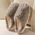thumbnail image 2 of Vedolay Men's Slippers Cozy Comfort Men's With Knit Collar Slippers Coffee,42, 2 of 4