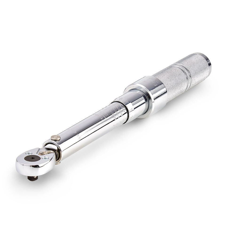 Proto 1/4 In Drive Ratcheting Head Micrometer Torque Wrench 40-200 In-Lbs
