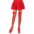 thumbnail image 5 of Fishnet Thigh High Tights Costume Accessory for Adults, Red, S-XL, Halloween by Way To Celebrate, 5 of 5