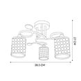 thumbnail image 4 of Semi plafón Mil Luces Kalish cromo 003 SPN KALISH/003 CR, 4 of 5