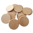 thumbnail image 1 of GUOOL 20 Pcs Tranches de Bois Non Finies Disque Rond Cercle Pièces Découpes Éclats 4 cm, 1 of 9