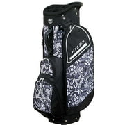 Hot-Z 02HOT35CT20WMN11111BKW01 Ladies 3.5 Lace Golf Cart Bag, Black & White