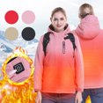 thumbnail image 2 of Heated Jackets for Men Women Outdoor Plush Three Places Heat Jacket USB Charging Heating Warm Mountaineering Clothes Long Sleeve Tops, 2 of 6