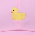 thumbnail image 5 of DALIX Cute Ducky Soft Baseball Cap Dad Hat in Light Pink, 5 of 7