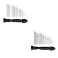 thumbnail image 4 of Eigraketly Micro brocas giratorias a mano, minibrocas de 0,3-3,4mm para joyería, pasadores de mandril de , acero de alta velocidad, bricolaje, Type1 NO1, 4 of 6