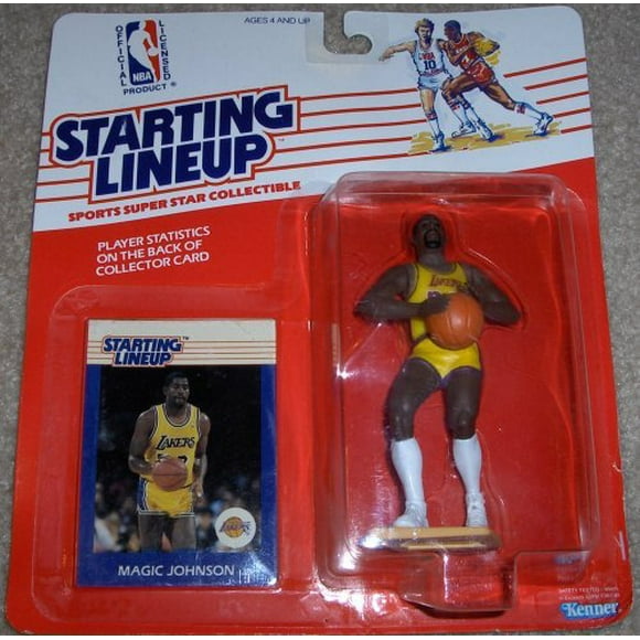 Starting Lineup 1988 Basket Carded Magic Johnson