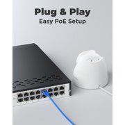 Reolink 4K PoE 16-Channel NVR System, 8 Cameras, 4TB HDD, Smart Detection, 24/7 Recording, RLK16-800D8