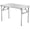48*24*29, variant on Senfot 48 x 30 x 33.5 Inch Folding Stainless Steel Workbench, Curved Table Legs Four Corner Radian Design, No Bottom Rack with Adjustable Metal Foot Pads