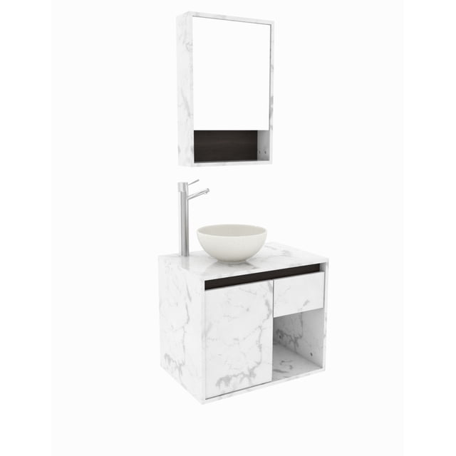 Combo Gabinete De Baño BERLÍN Y Botiquín Con Espejo