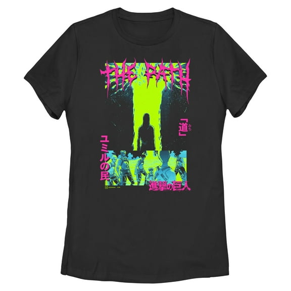 Womens Attack on Titan The Path Stack T Shirt