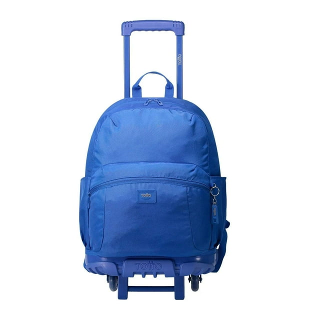 TOTTO Mochila Grande Porta Laptop 14 con Bolsillo Secreto | Escuela - Oficina - Viaje | 21 L TRIK L azul M