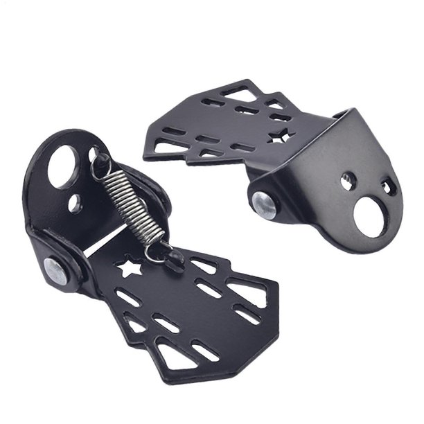 Footrest Pedals Rear Pedals NonSlip Footrests Mountain Folding Rear Pedal Wearresistant Pegs For Folding Mountain, Passenger Comfort