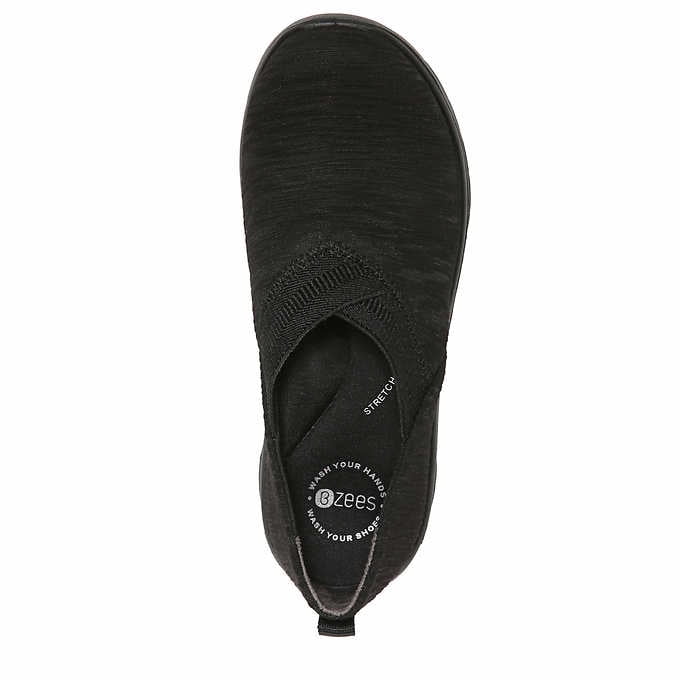 さかな 　／　洗濯女　Les Blanchisseuses Bzees Ladies Game Plan Slip-on Shoe Machine Washable