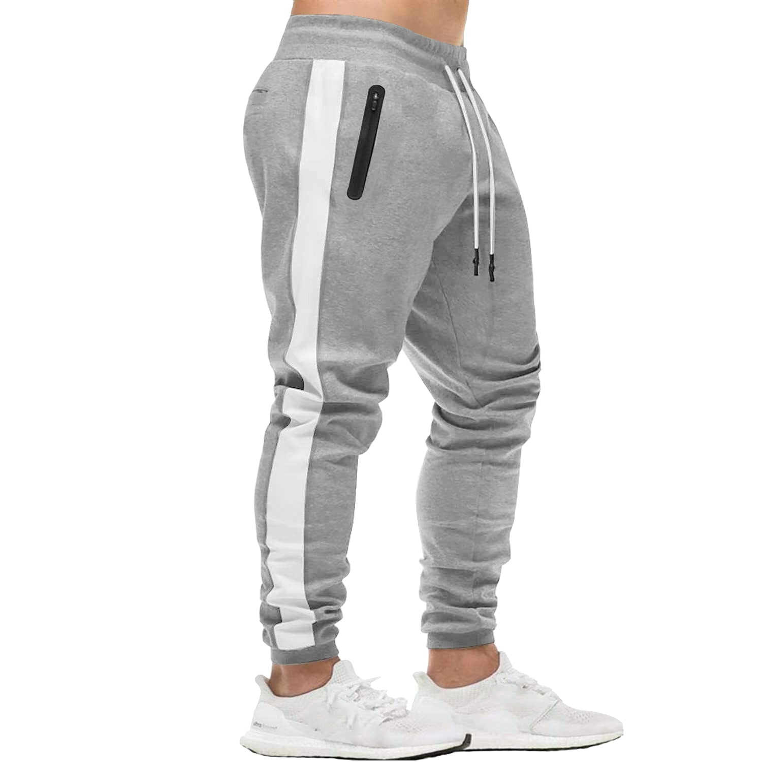Men's Sweatpants with Zipper Pockets 