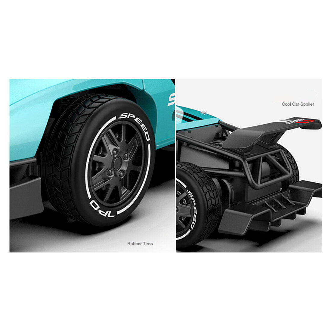 1/24 Scale Mini RC Drift Car for Adults, 2.4G 4WD RC Racing Car with Alloy Body & Glossy Metal Shell, 15+ KM/H Remote Control Vehicle for Teens and Adults - RTR