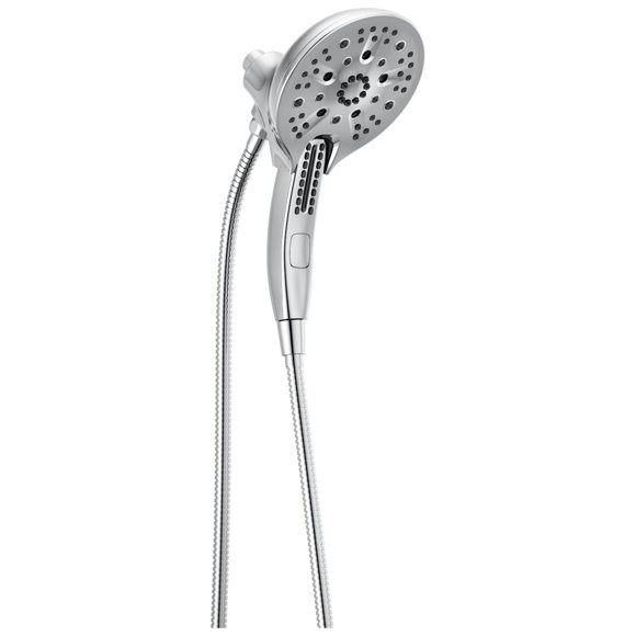 Delta Faucet 5-Spray In2ition 2-in-1 Dual Hand Held Shower Head with Hose, H2Okinetic Handheld Shower Head with Magnetic Docking,