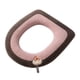thumbnail image 2 of Asiento de Inodoro para El Hogar Engrosado con Asa, Juego de Inodoro Lavable de Invierno con Anillo de Inodoro, Asiento de Inodoro de Punto, 2 of 6
