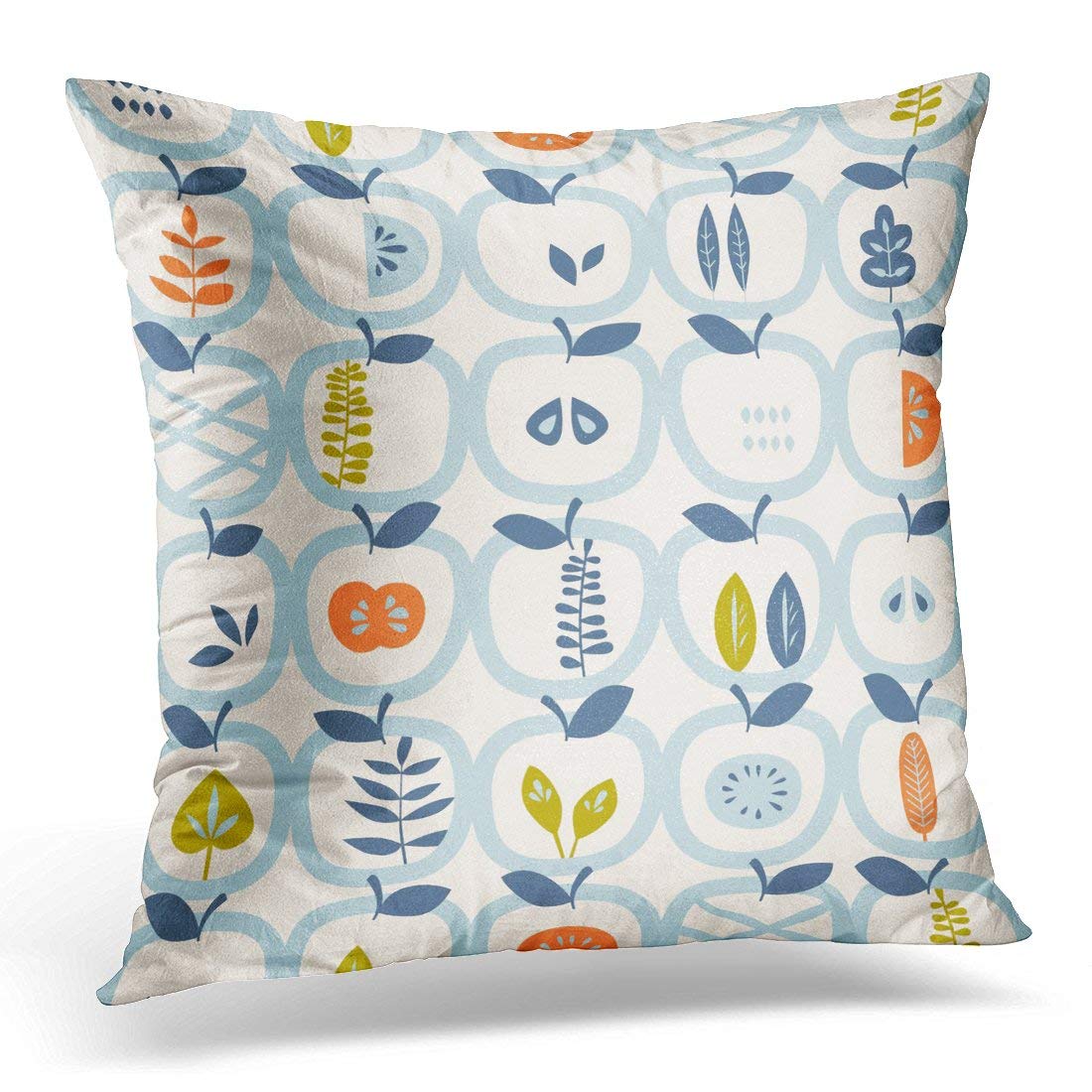 BSDHOME Fall with Apples and Leaves Harvest Pillows case 18x18 Inches