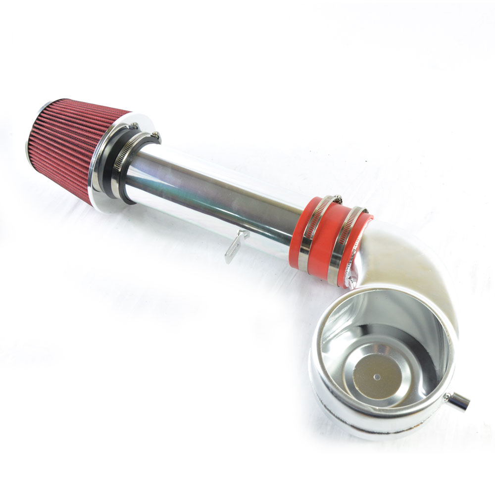 Intake Pipe with Air Filter for Chevrolet/GMC 1988-1995 V8/V6 4.3L/5.0L/5.7L, Red