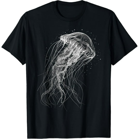 Jellyfish Lover Illustration Animal Art Graphic Jellyfish T-Shirt