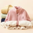 thumbnail image 5 of Afdoent Girls Winter Jacket Girls Reversible Jacket Winter Warm Outerwear Cozy Kids Lined Coat For 11-12 Years, 5 of 7