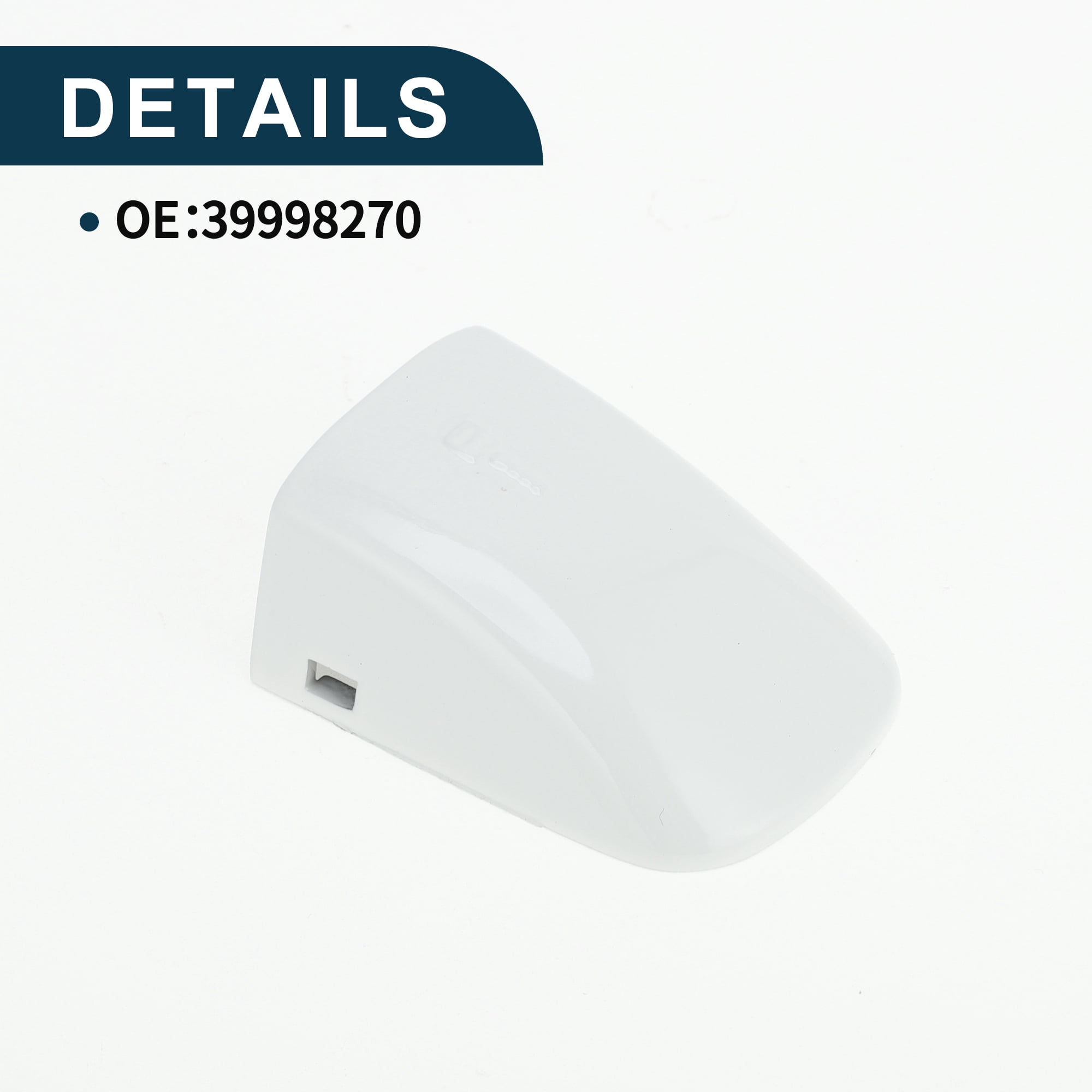 Unique Bargains Door Handle Cover for Volvo S40 S80 XC60 XC70 MK2 White